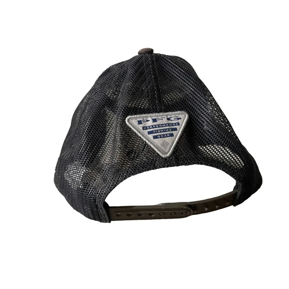 Columbia PFG Mesh Fish Flag Ball Cap, Brown - L/XL